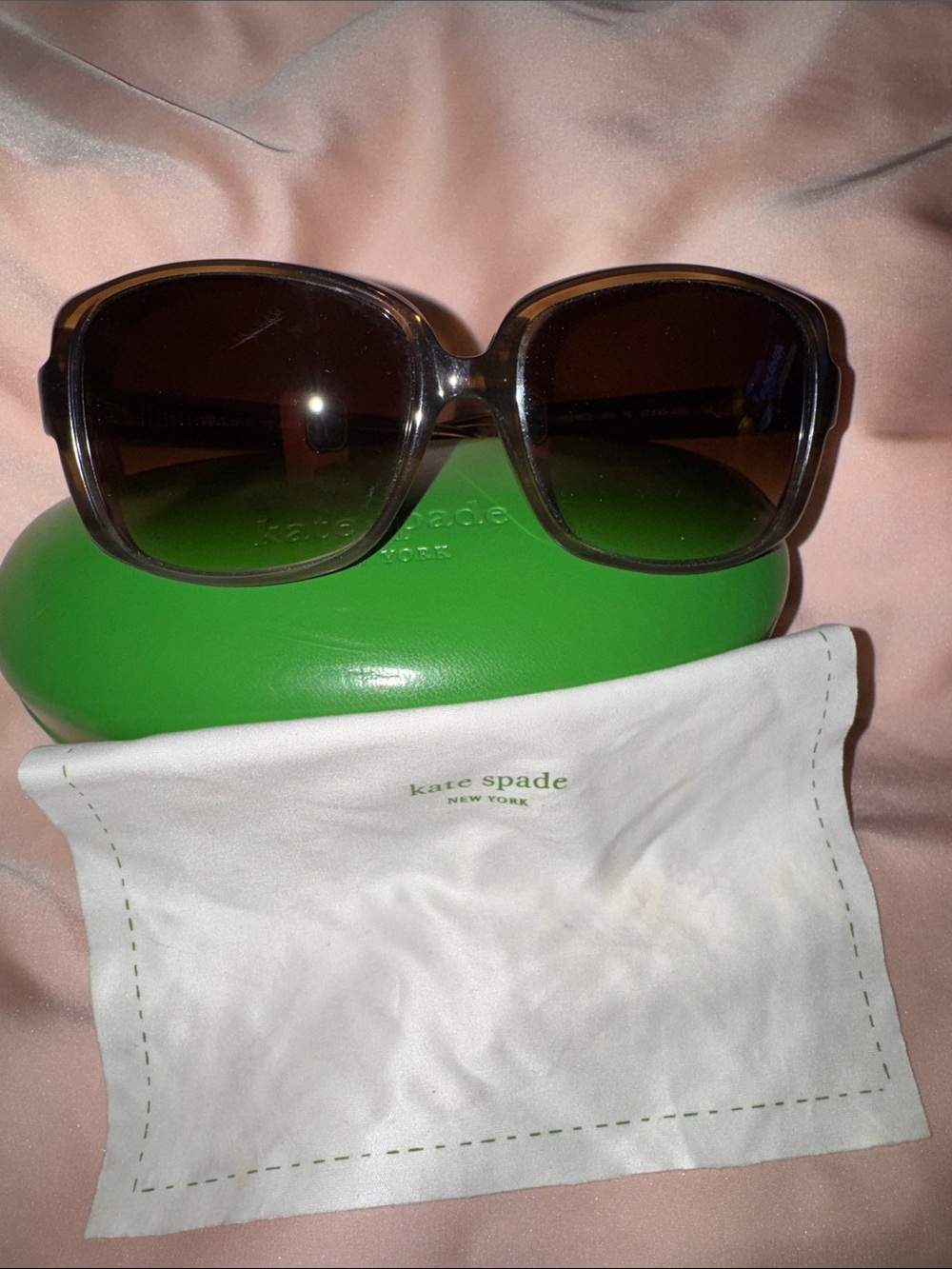 kate spade Brown Gradient Oversized Women's Sunglasses